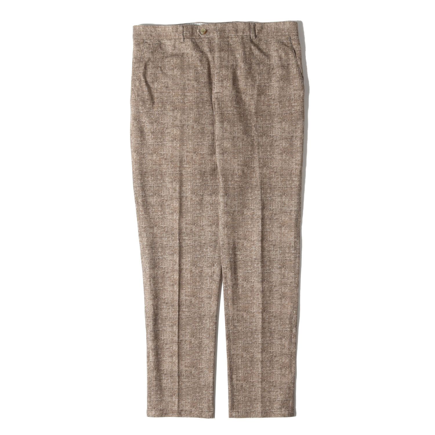 CIRCOLO 1901 チルコロ パンツ ヘザーベージュ サイズ 48 | メランジ スリム ストレート ストレッチ スラックス PANTALONE CHINO ボトムス ズボン メンズ