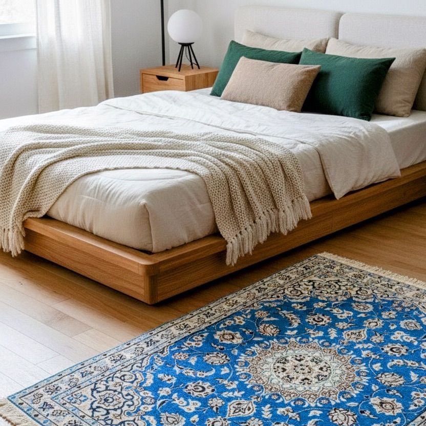 ペルシャ絨毯 192x127cm ナイン産 6La ラグ 手織り ペルシャ高級 ペルシャ絨毯 ナイン産 (6La) 本物 手織り ペルシャラグ 手織り絨毯