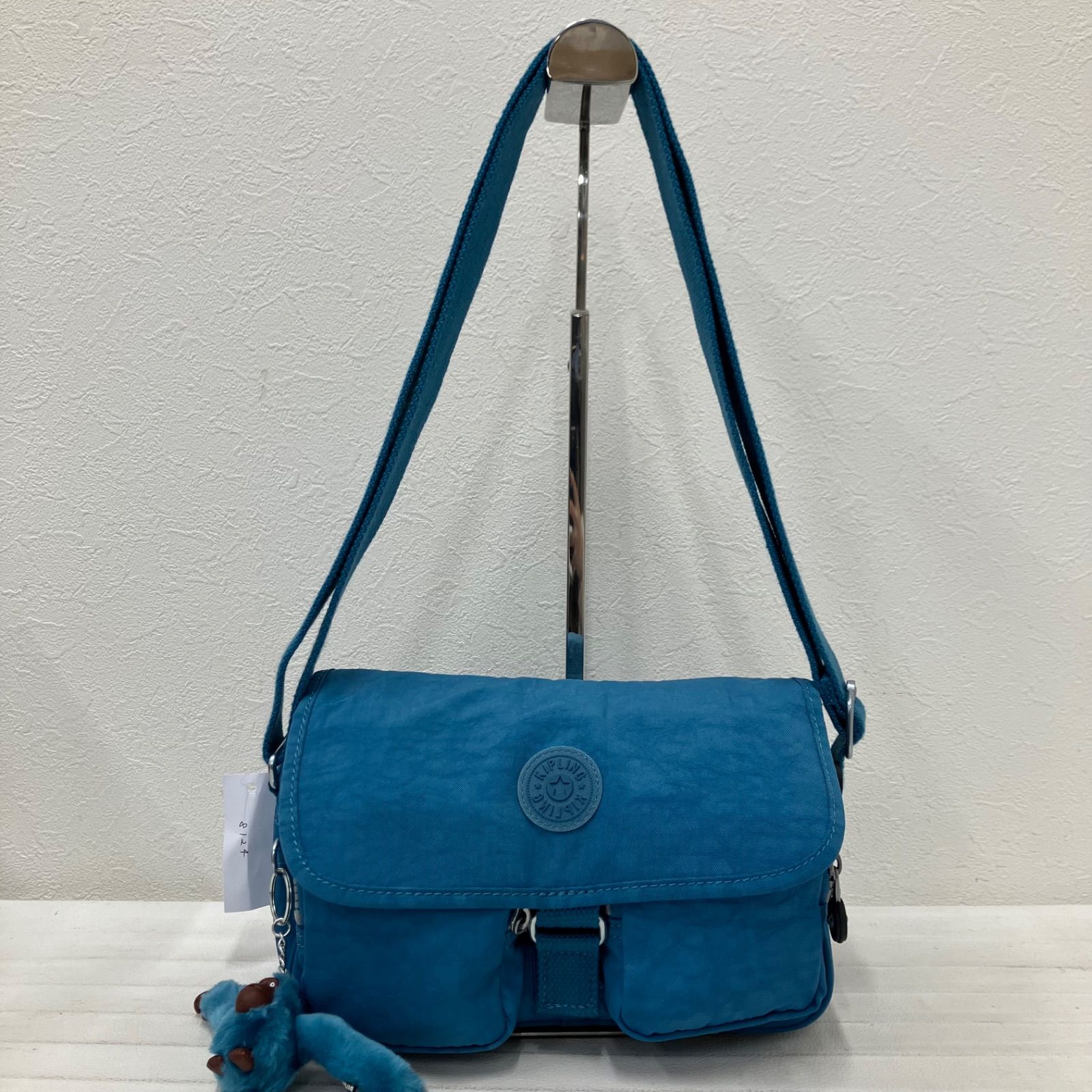 8124 KIPLING キプリング ショルダーバッグ ブルー系 青系 レディース 