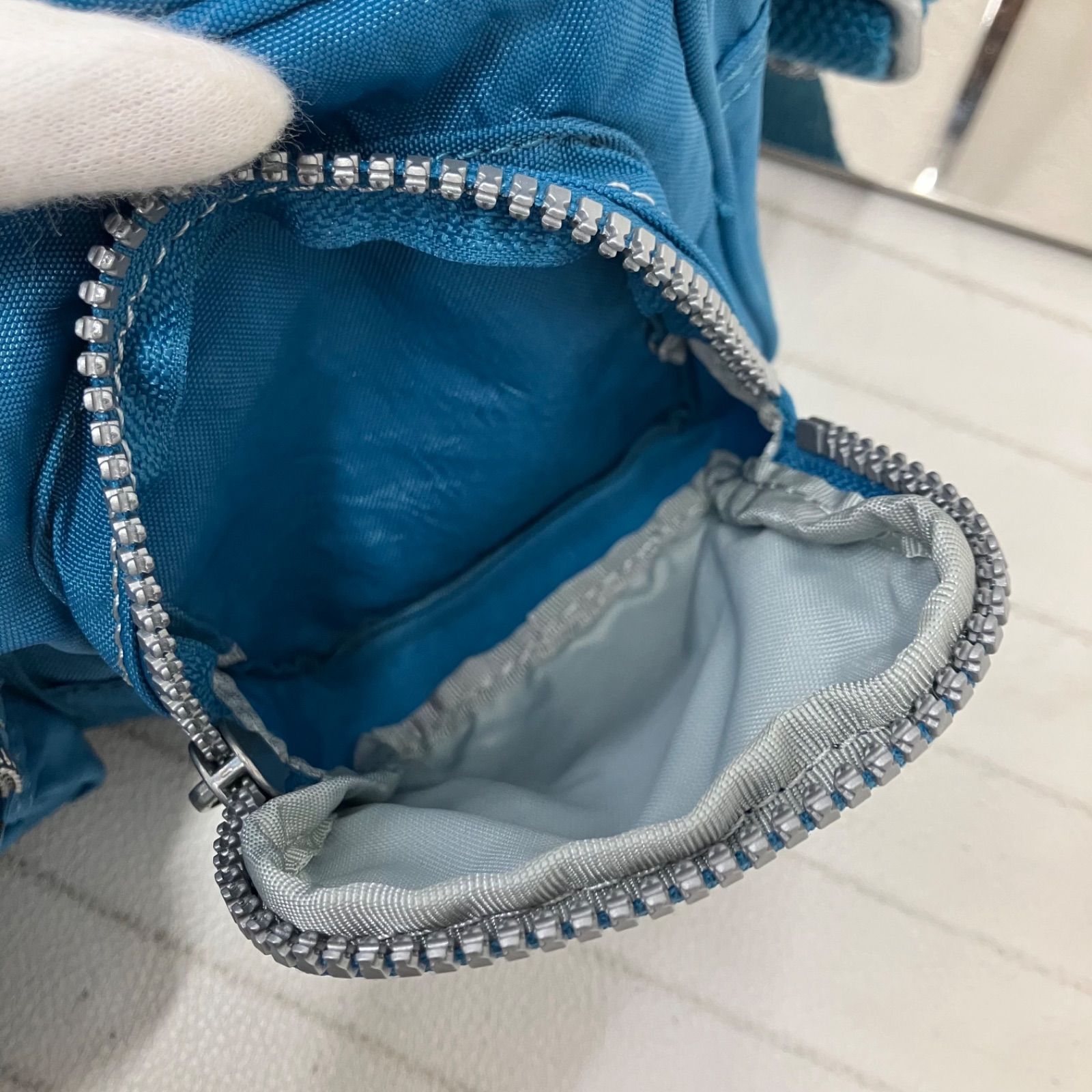 8124 KIPLING キプリング ショルダーバッグ ブルー系 青系 レディース 