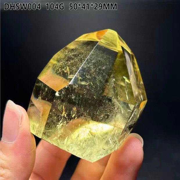 AAAAAAAAAA級【金運UP】☆レインボー天然シトリン原石B0101/YS/SW004