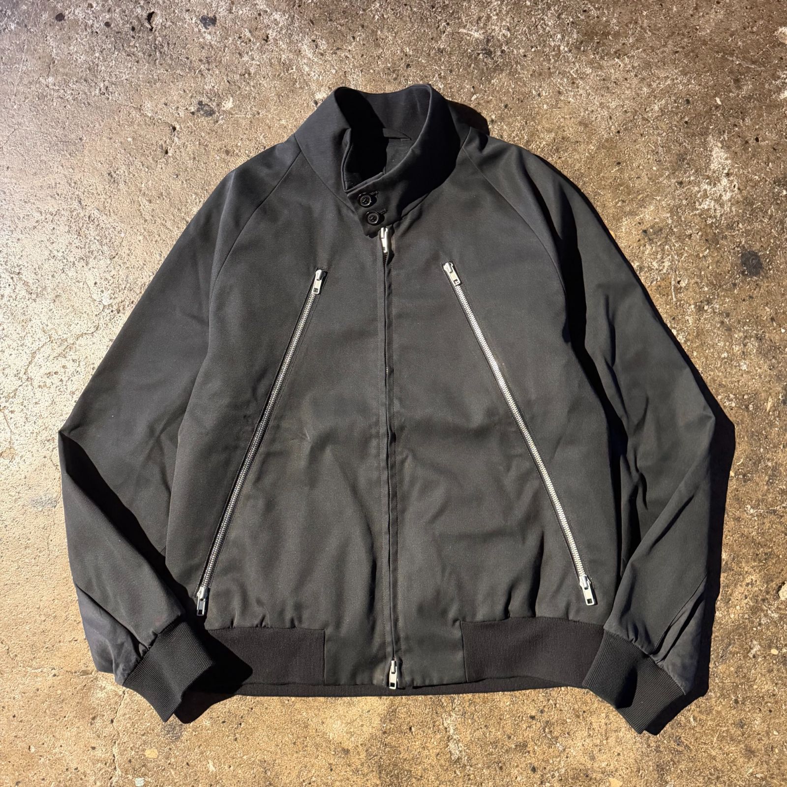 MAISON MARGIELA 18ss 5ZIP BARACUTA JACKET ハの字ZIP 袖内側シルク
