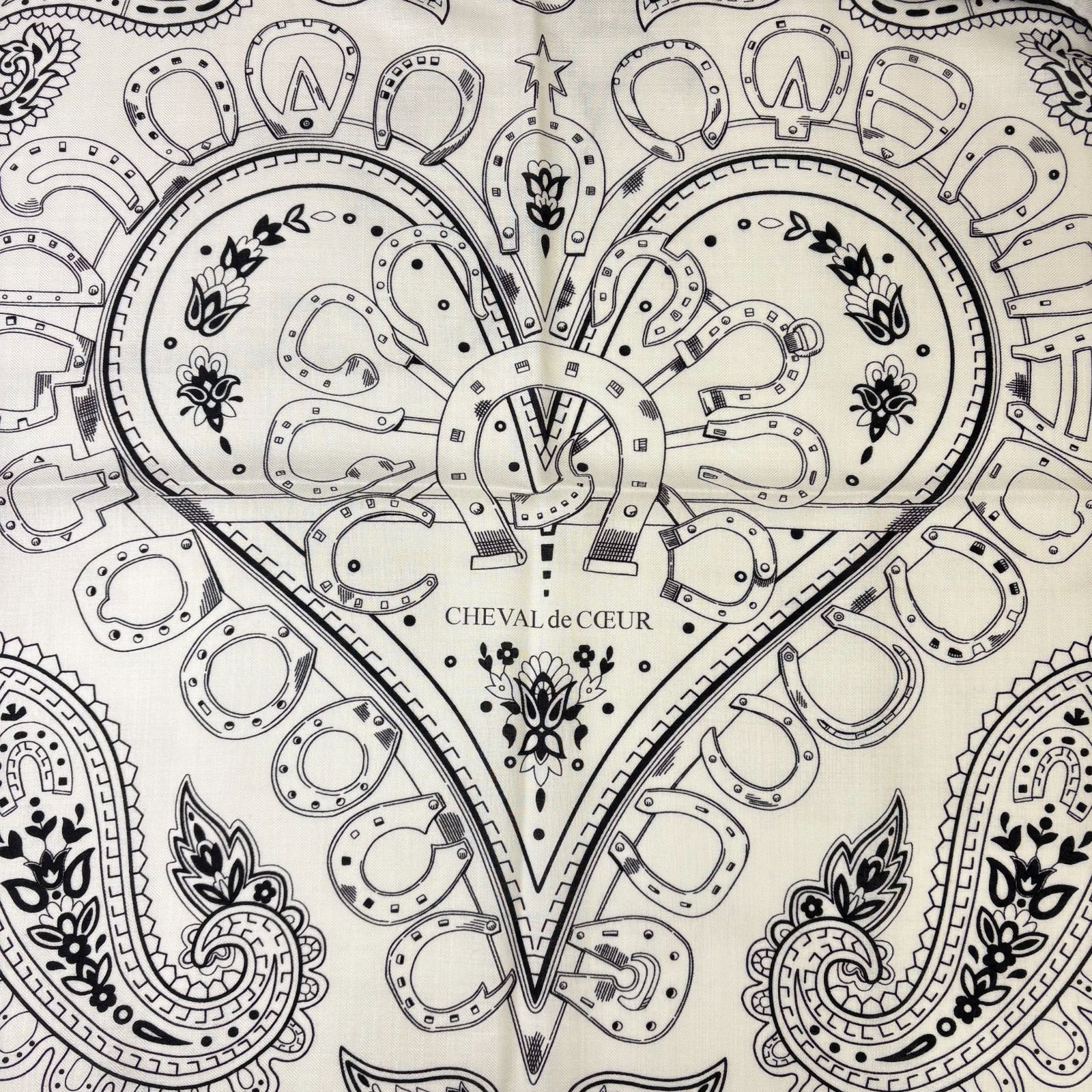 鑑定済み【 新品未使用 】エルメス カレジェアン 140 《 シュヴァル