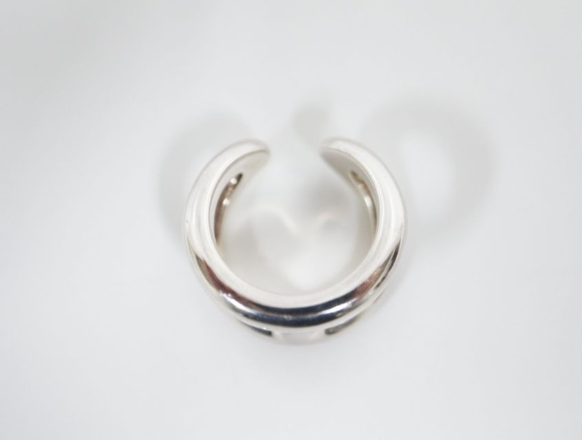 HERMES エルメス オスモズ ＧM シルバー 925 サイズ 55 ユニセックス リング ジュエリー