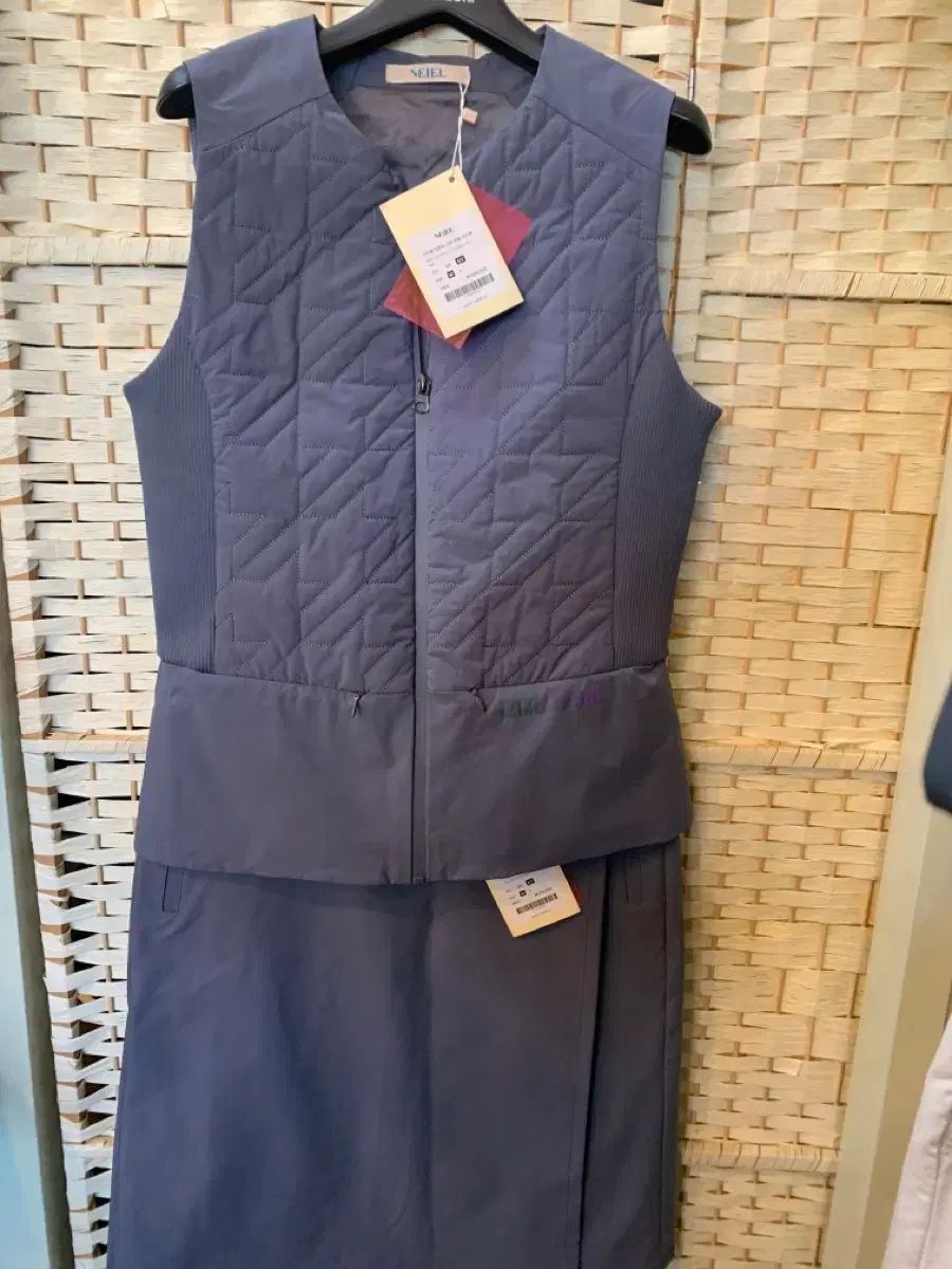NEIEL ネイエル キルティング ベスト ズボン セット L エル