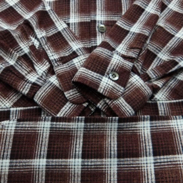 SUBCULTURE COTTON CHECK SHIRT サブカルチャー IMG_5953_940cdb4f-94f5-4ebe-