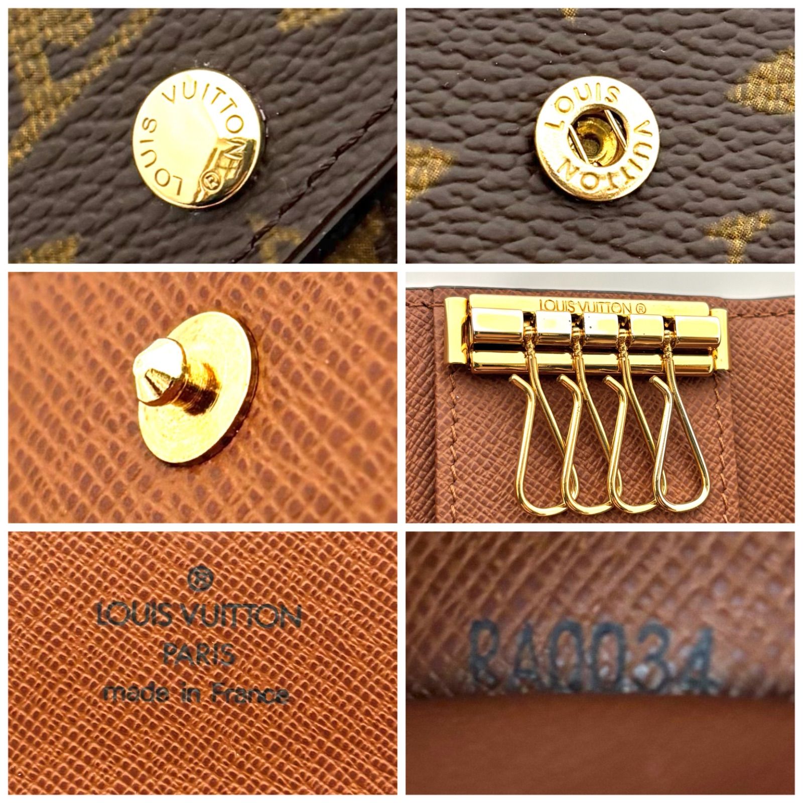 新品未使用A】ルイヴィトン モノグラム ミュルティクレ4 4連キーケース