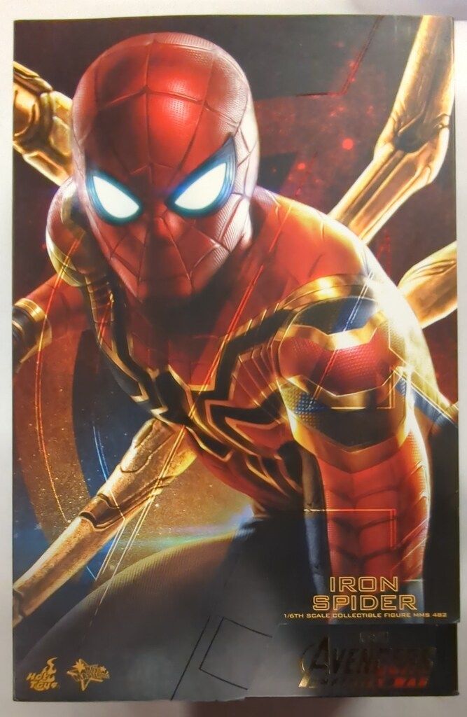 HOTTOYS MOVIE WAR IRON SPIDER MMS 482