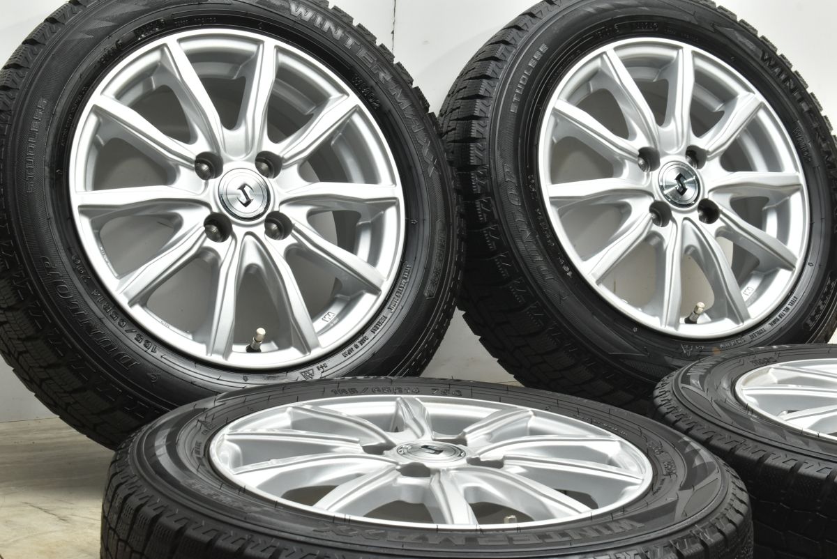 2025年製 バリ溝 S 14 in 5 J 39 PCD 100 ダンロップ ウインターマックス WM 02 165|65 R タンク パッソ ルーミー デュエット トール