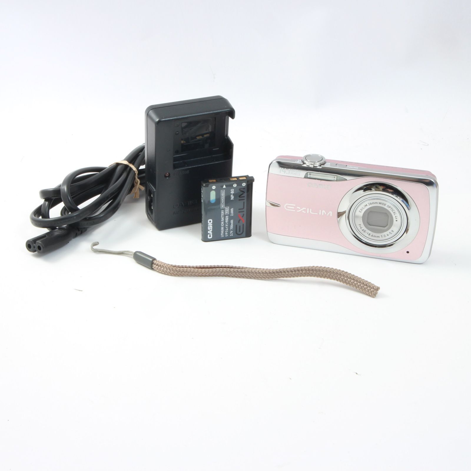 【超美品】 カシオ　CASIO EXILIM EX-Z550 ピンク EX-Z550 - デジタルカメラ - CASIO