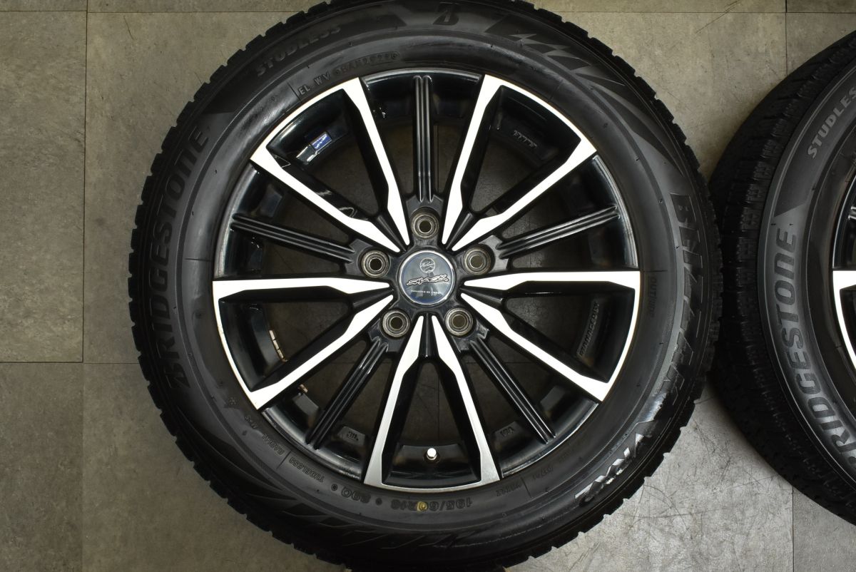 品 スマック 16 in 6.5 J 48 PCD 114.3 ブリザックVRX 2 195|60 R ノア ヴォクシー エスクァイア セレナ ステップワゴン アクセラ