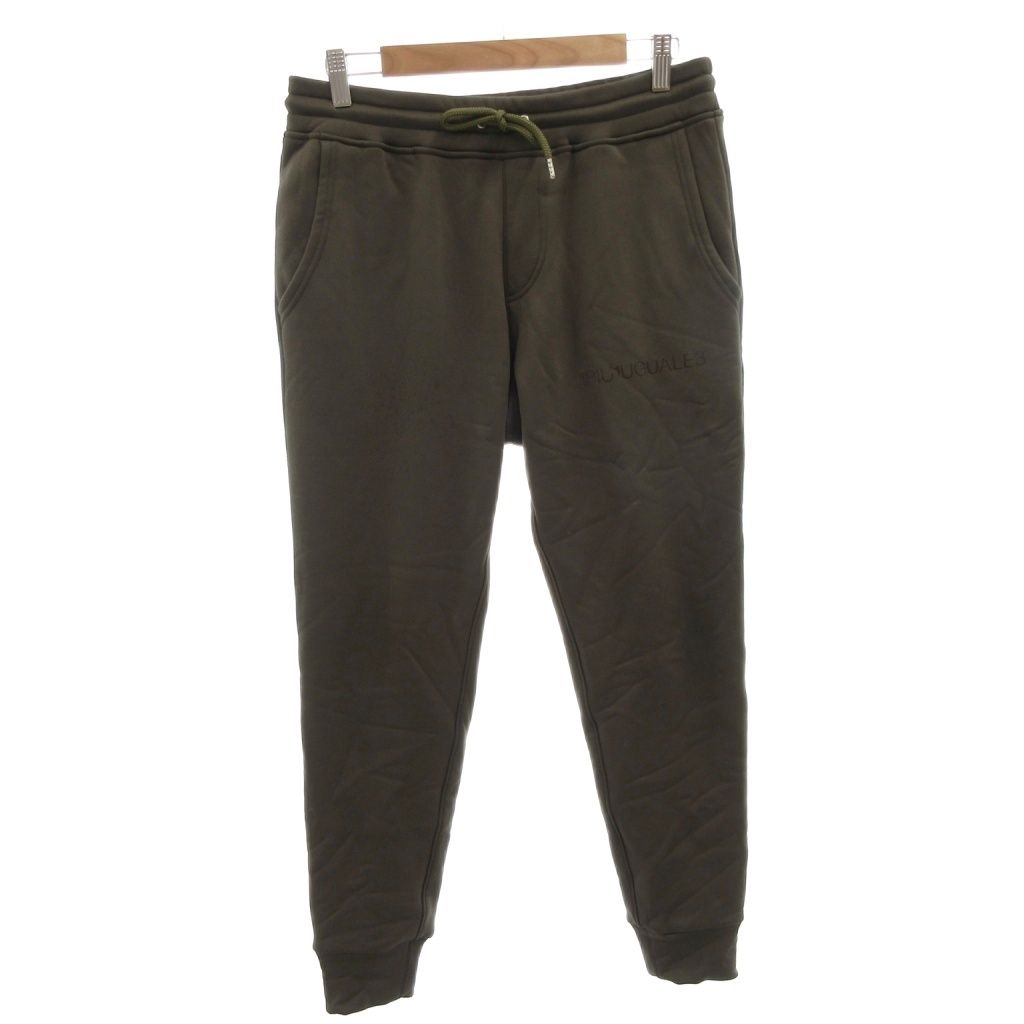 ウノピュウノウグァーレトレ MOEZ BACK BOA JERSEY スウェットパンツ ジョガー イージー ゴムウエスト ロゴ 4 カーキ MRP 595 |FF GY 19