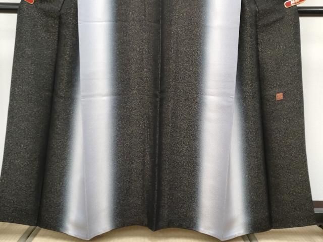 平和屋本店○最高級 二代目 久保田一竹 幻の辻が花 訪問着 暈し染め