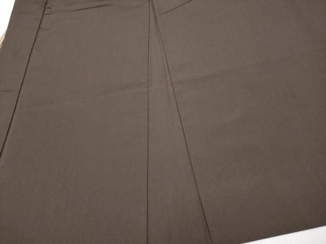  ● 上 男性 長羽織 キングサイズ お召地 色無地 赤墨色地 s 6 着物 着物 浴衣