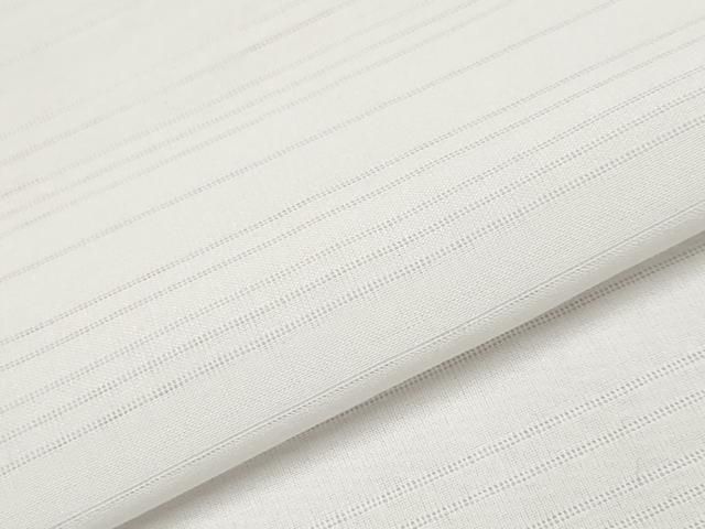  ＊ 上 夏物 本場小千谷ちぢみ 長襦袢セット 縞 麻 やまと誂製 s 6 紬 着物