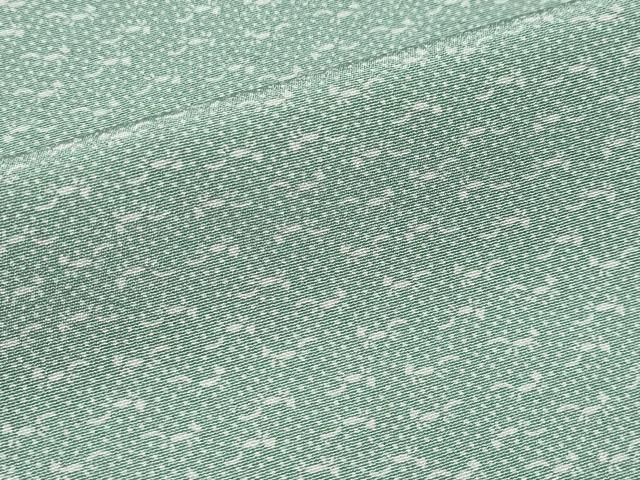 平和屋本店▽極上 人間国宝 小宮康孝 江戸小紋 単衣 猫 薄青色地