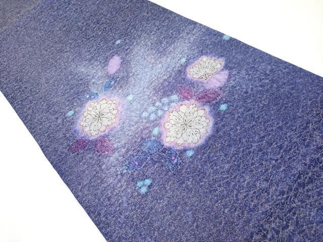 平和屋本店○極上 久保田一竹 幻の辻が花 太鼓柄袋帯 金通し地 逸品