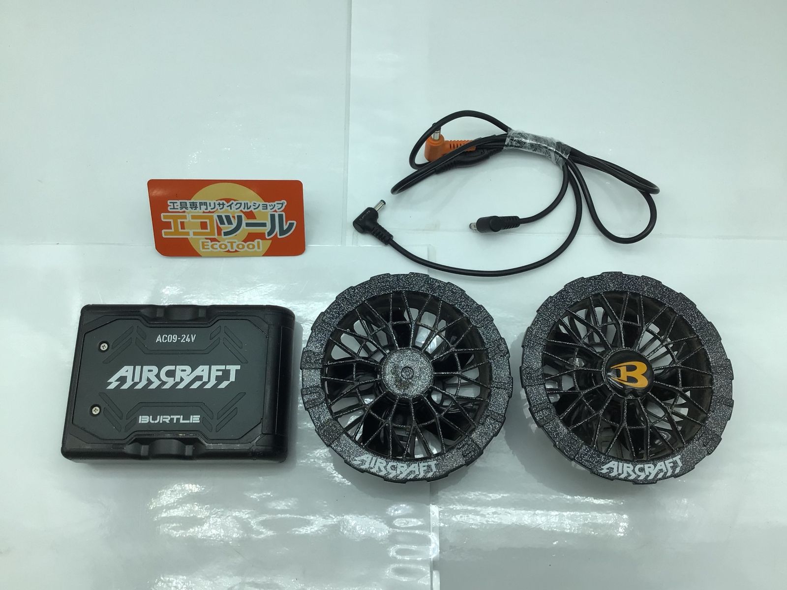 品 BURTLE バートル AC 09 1 エアークラフト空調服用ファン 24 Vバッテリセット モデル IT_M 3 LMM 知立 M 04