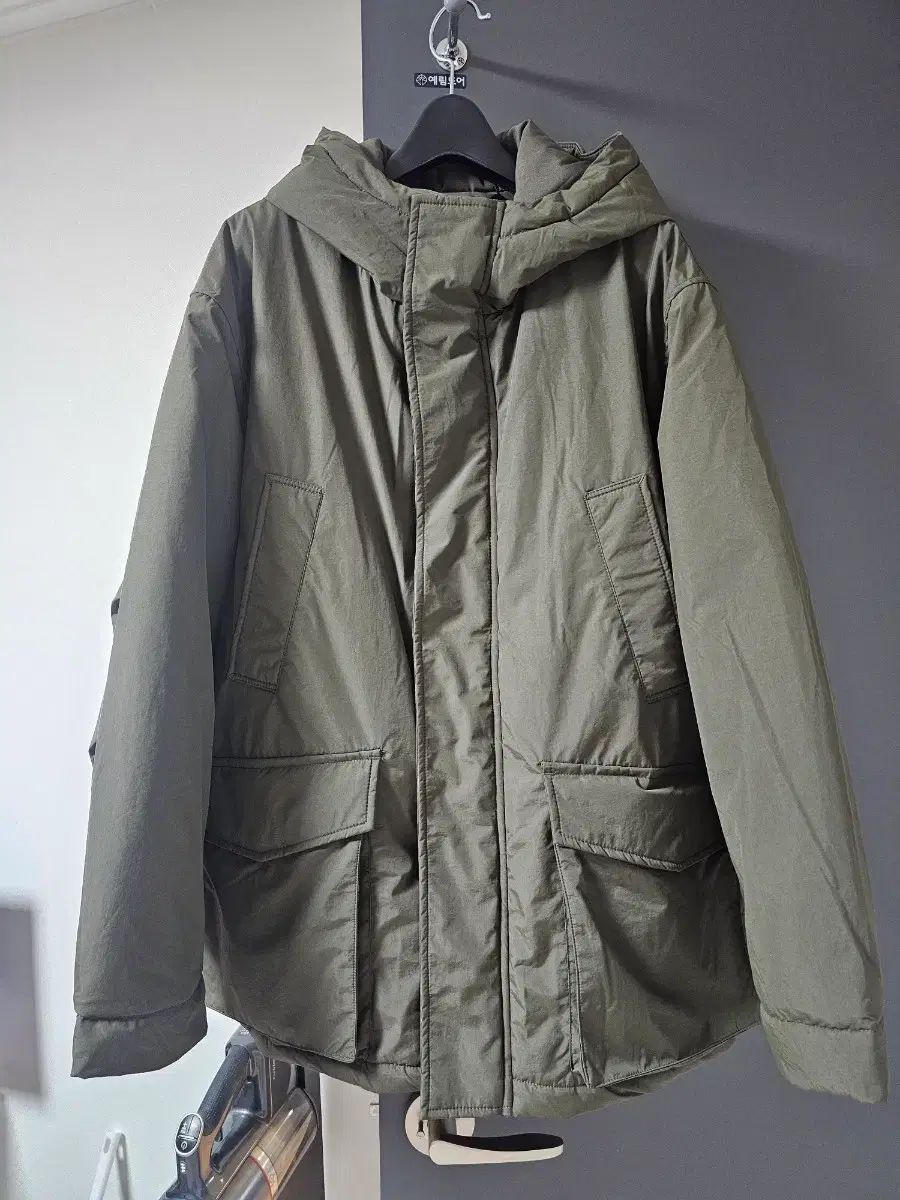 H-M オーバーサイズ フード マウンテンパーカー アウター