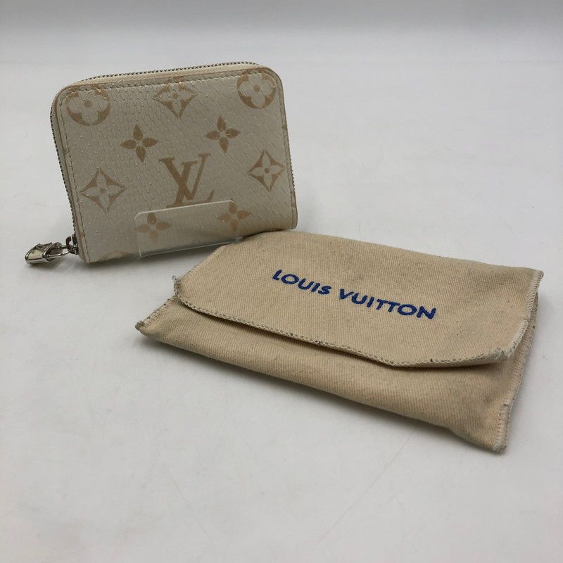 品 LOUIS VUITTON ルイ ヴィトン N 97726 モノグラム エキゾチック ジッピー コインパース パドロック コインケース 財布 小銭入れ パイソン 179-260107-ko-22-tei