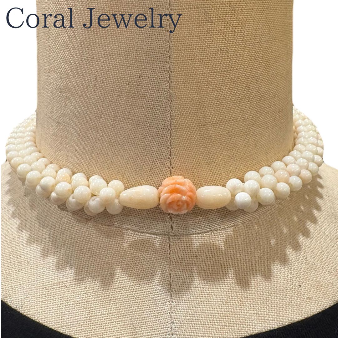 10本まとめ売り 白珊瑚 桃珊瑚 ネックレス SILVER刻印含む コーラル 楽天市場】白珊瑚 ネックレス 10連 シルバー 2.25mm玉 さんご サンゴ