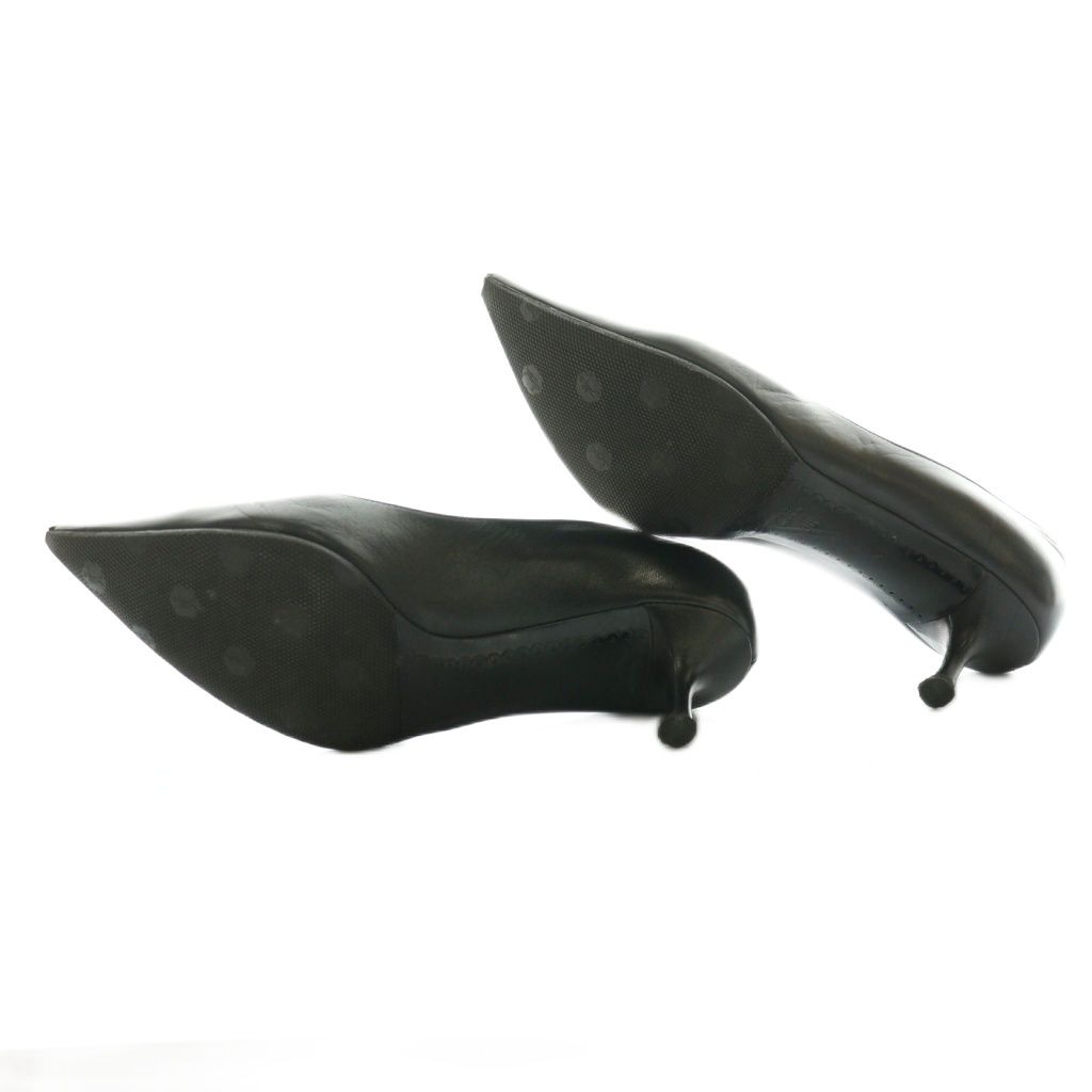 セルジオロッシ Sergio rossi パンプス 36.5 黒 ブラック /SS □OS