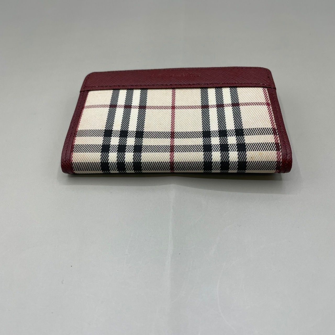 未使用級 BURBERRY バーバリー 名刺入れ カードケース ビジネス ノバ