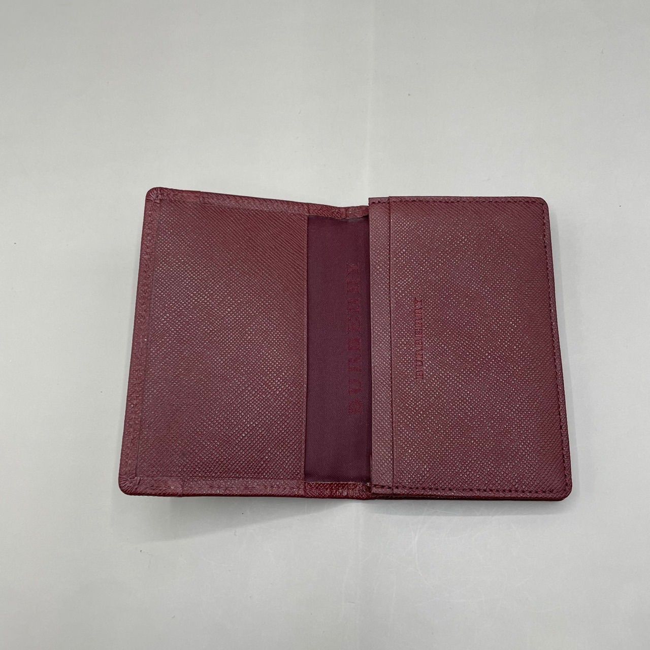 未使用級 BURBERRY バーバリー 名刺入れ カードケース ビジネス ノバ