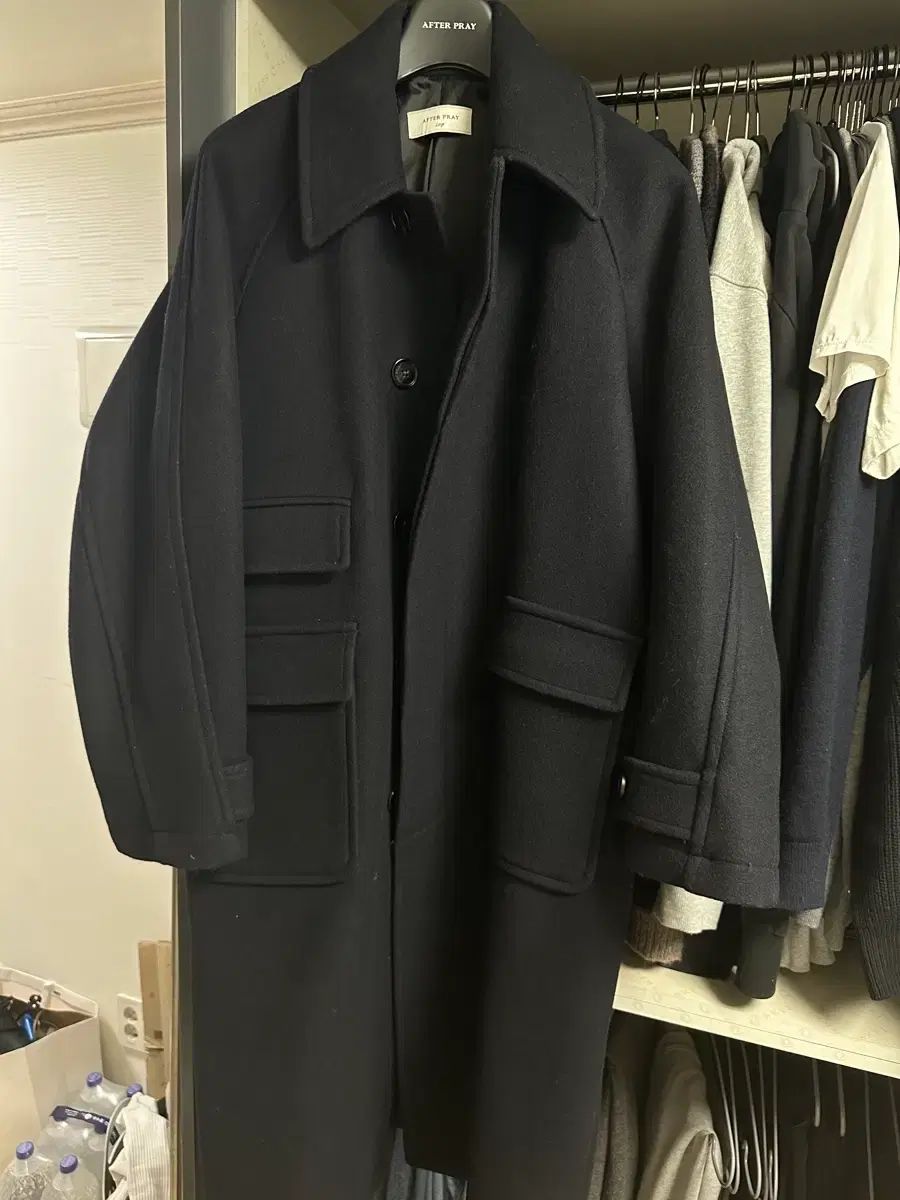 アフタープレイ ツアーリー バルマカーン コート ネイビー Lサイズ