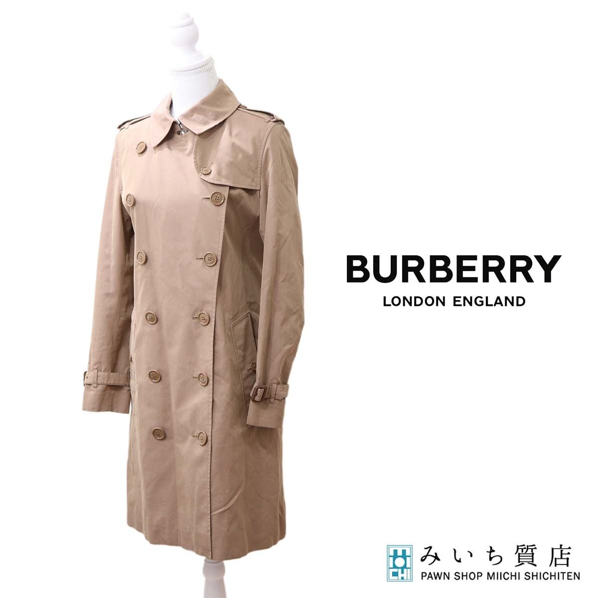 バーバリー 8010043 トレンチコート ダブルコート UK 6 アウター ジャケット ok 1462