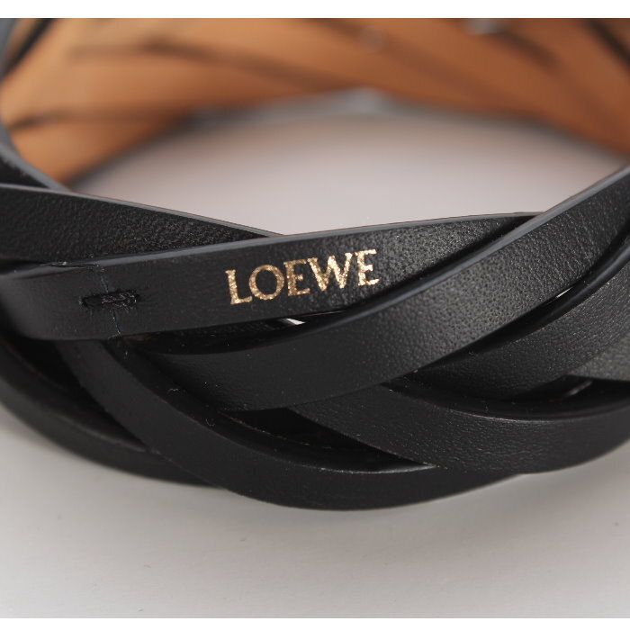 お値下げ!】 LOEWE ロエベ ブレイデッド バングル J242240X45 1100