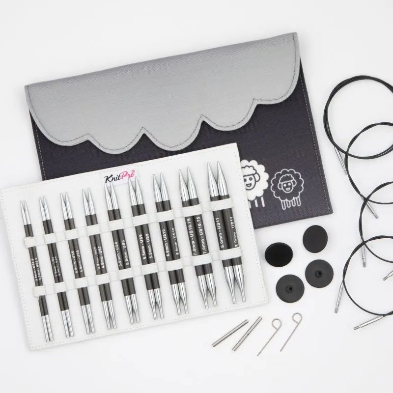 ニットプロ KARBONZ カーボンズ 付け替え式 輪針 デラックスセット 41635 KN 輪針セット 編み針 編み物