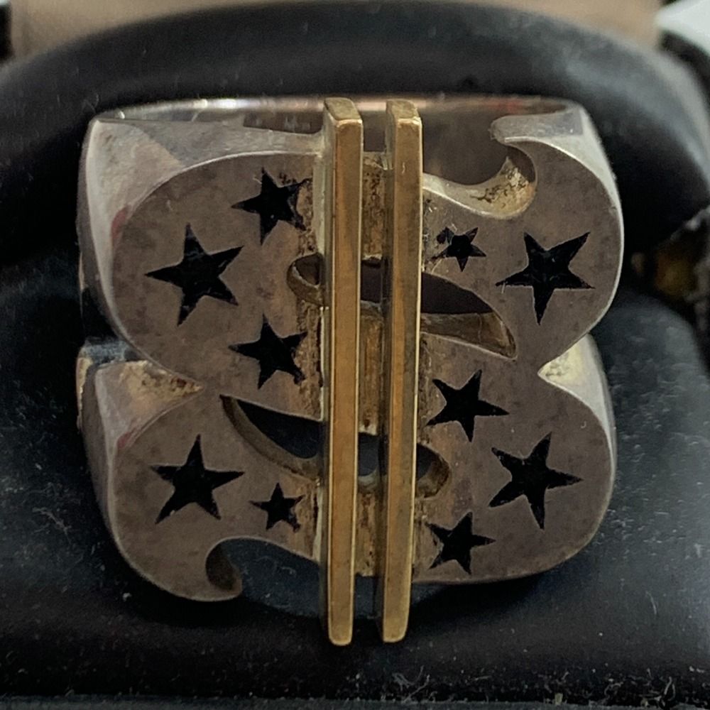 04 w 5698▽ テンダーロイン ダラー リング チックサイズ T-$ RING 指輪 ドル アクセサリー 25号 SV 925 8 K ユニセックス