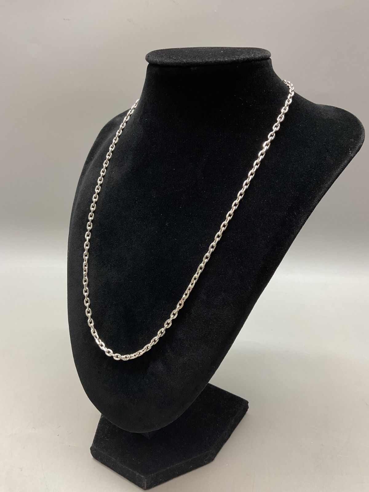 SN695 喜平 シルバーネックレス silver 925刻印 首周り48cm 重量12.6g 