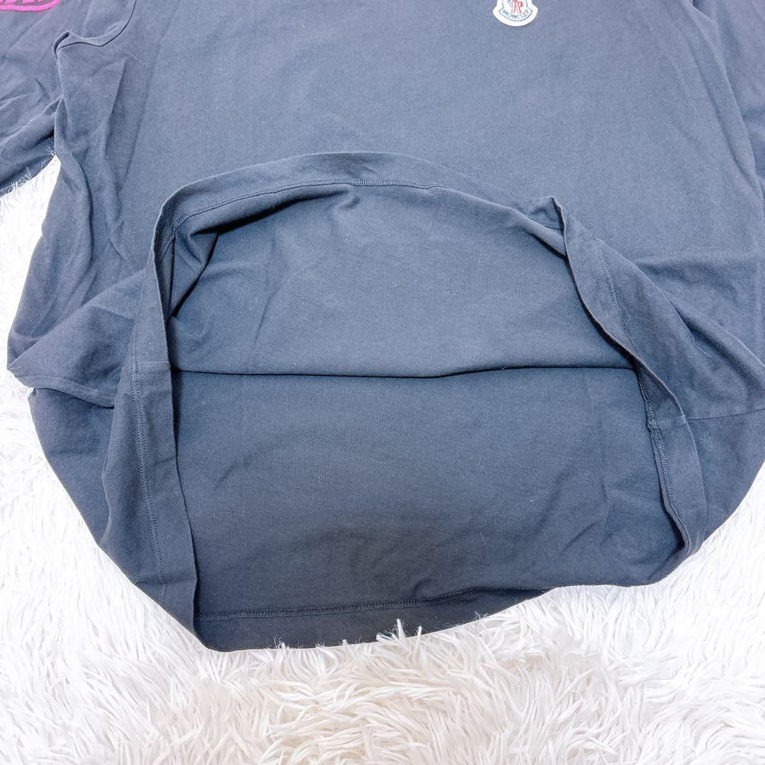 国内正規 モンクレール ロンT 長袖 グラデロゴ レインボー 定価70000円