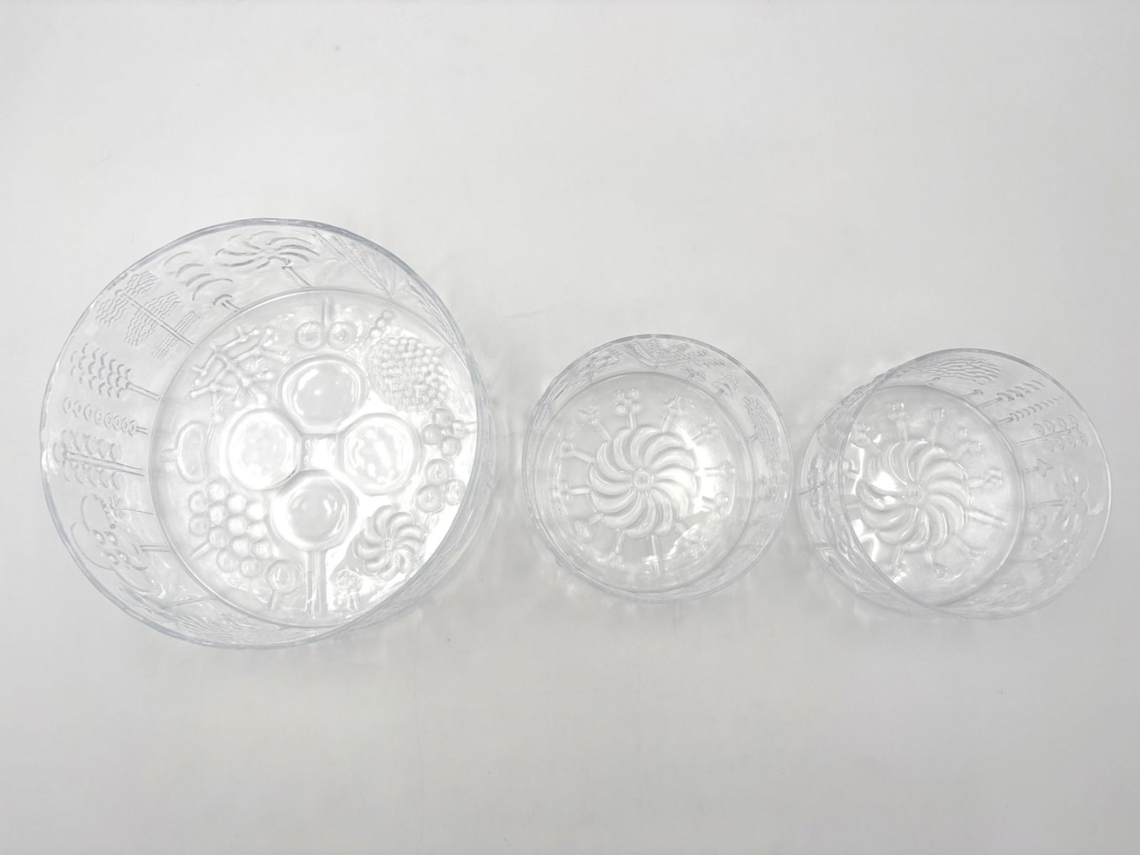  iittala イッタラ 北欧 ヴィンテージ 10 cm 15 クリア フローラボウル セット 鉢 ボウル 食器