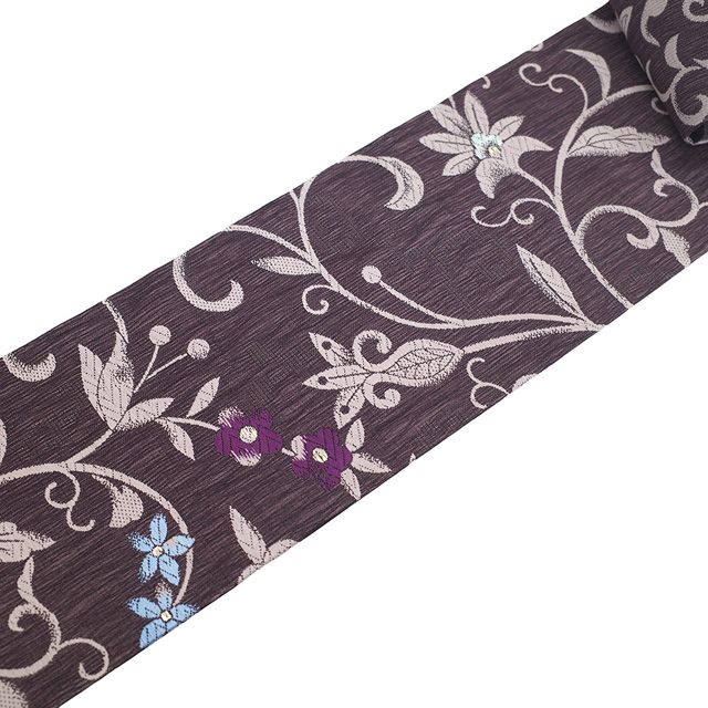 新品】 名古屋帯 未使用 正絹 京都 西陣 九寸 軽量織 軽量帯 全通 金箔