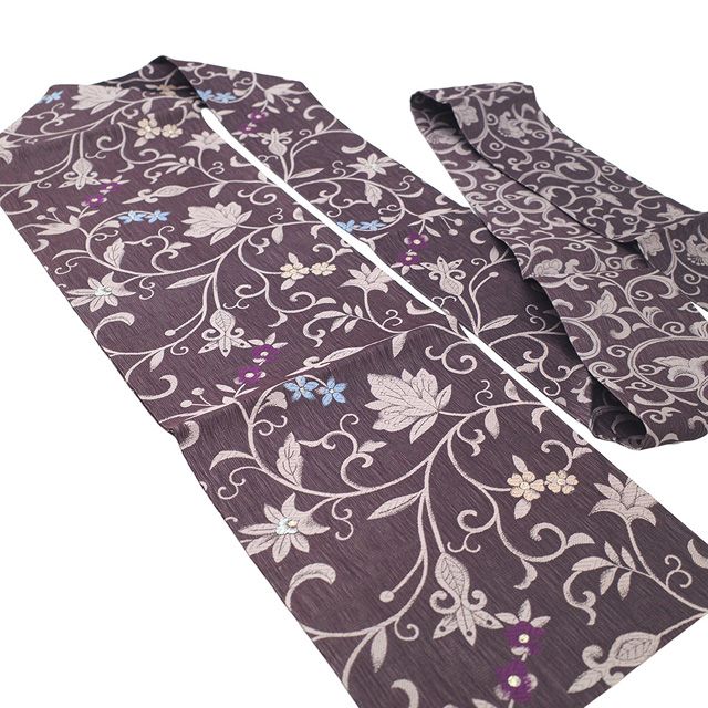 新品】 名古屋帯 未使用 正絹 京都 西陣 九寸 軽量織 軽量帯 全通 金箔