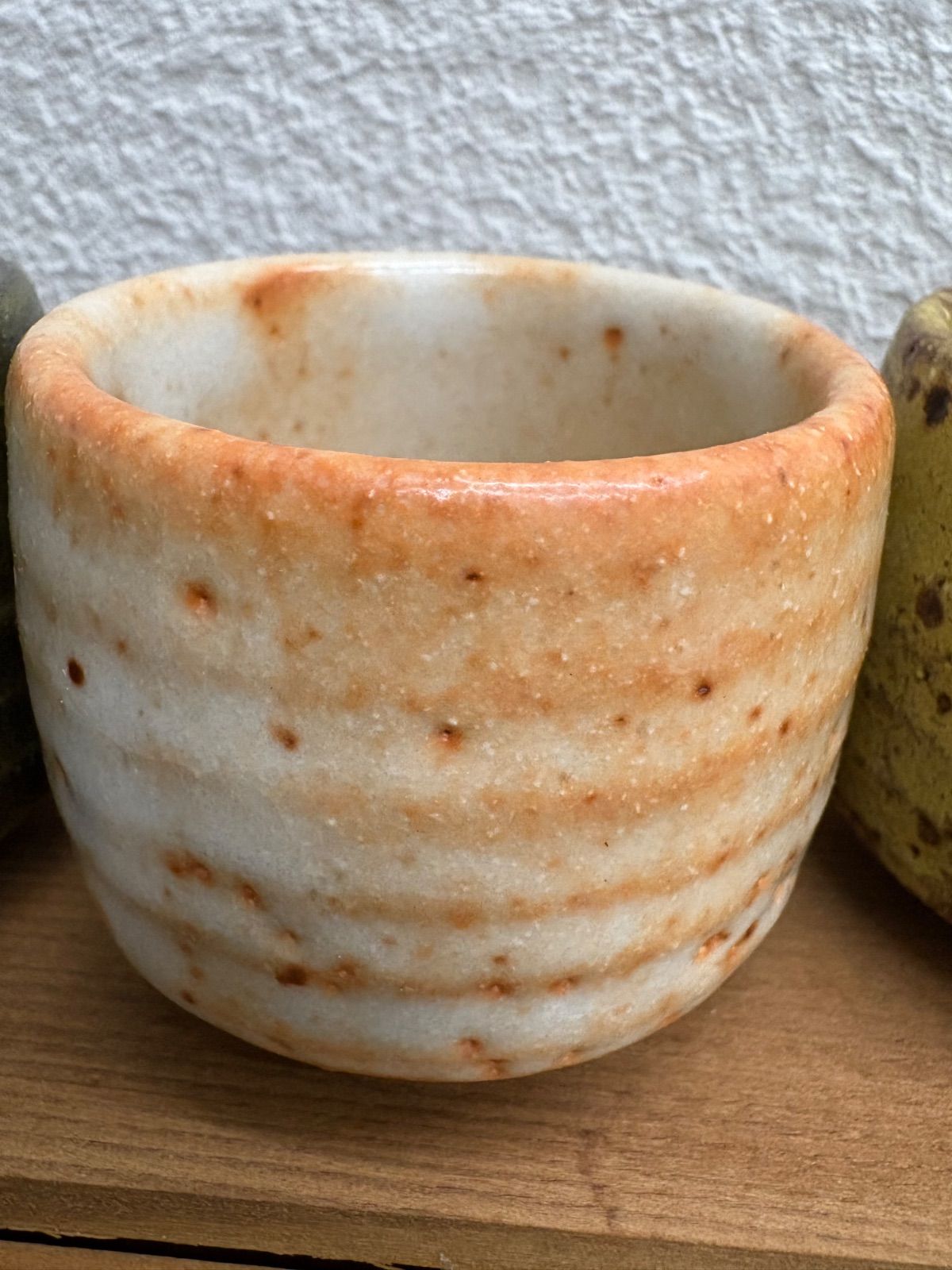 未使用品美濃焼 秀泉陶苑ぐい呑み 5客セットお猪口揃え 秀泉作共箱入