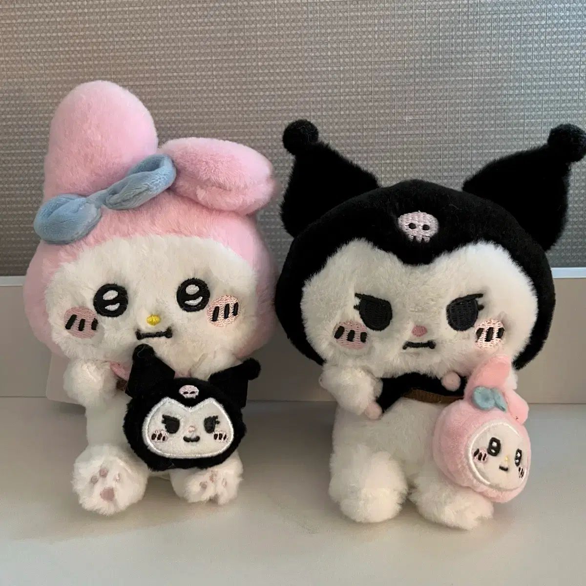 サンリオ x ナガノ コラボ クロミ My Melody マイメロディ ぬいぐるみ キーホルダー まとめ セット