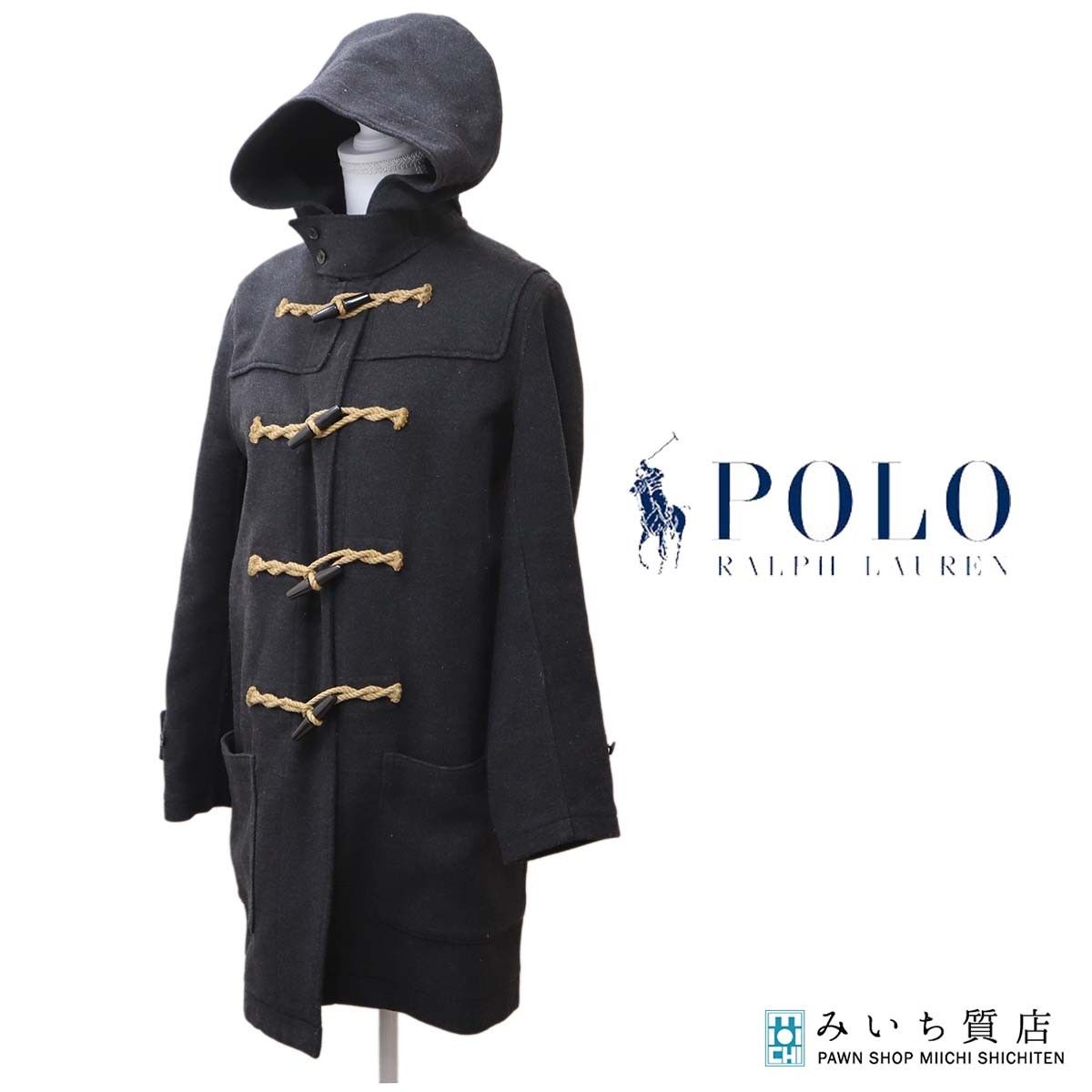 POLO Ralph Lauren ポロ ラルフローレン ダッフルコート RN 41381 XS アウター グレー系 ok 1544