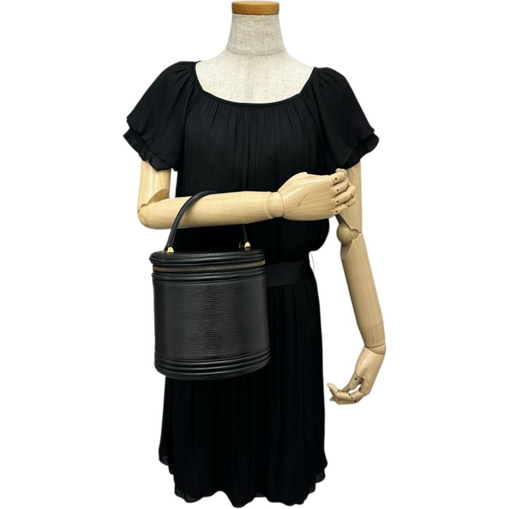 ✨美品✨ ルイヴィトン エピ カンヌ ハンドバッグ バニティバック ブラック LOUIS VUITTON - ルイ ヴィトン エピ カンヌ ハンドバッグ バニティ