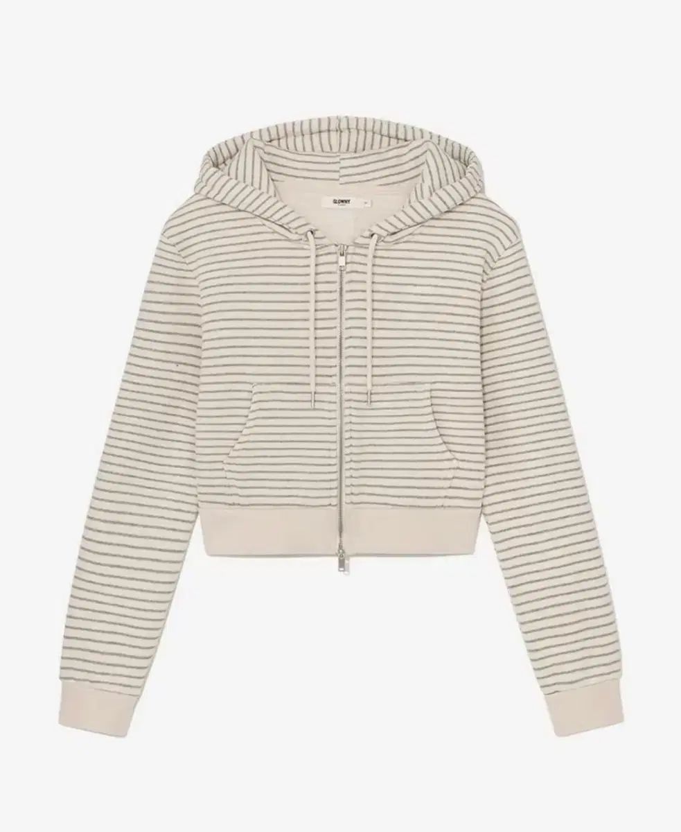 GLOWNY ストライプ ジップアップパーカー セール S（The First 価格ㅠㅠ）