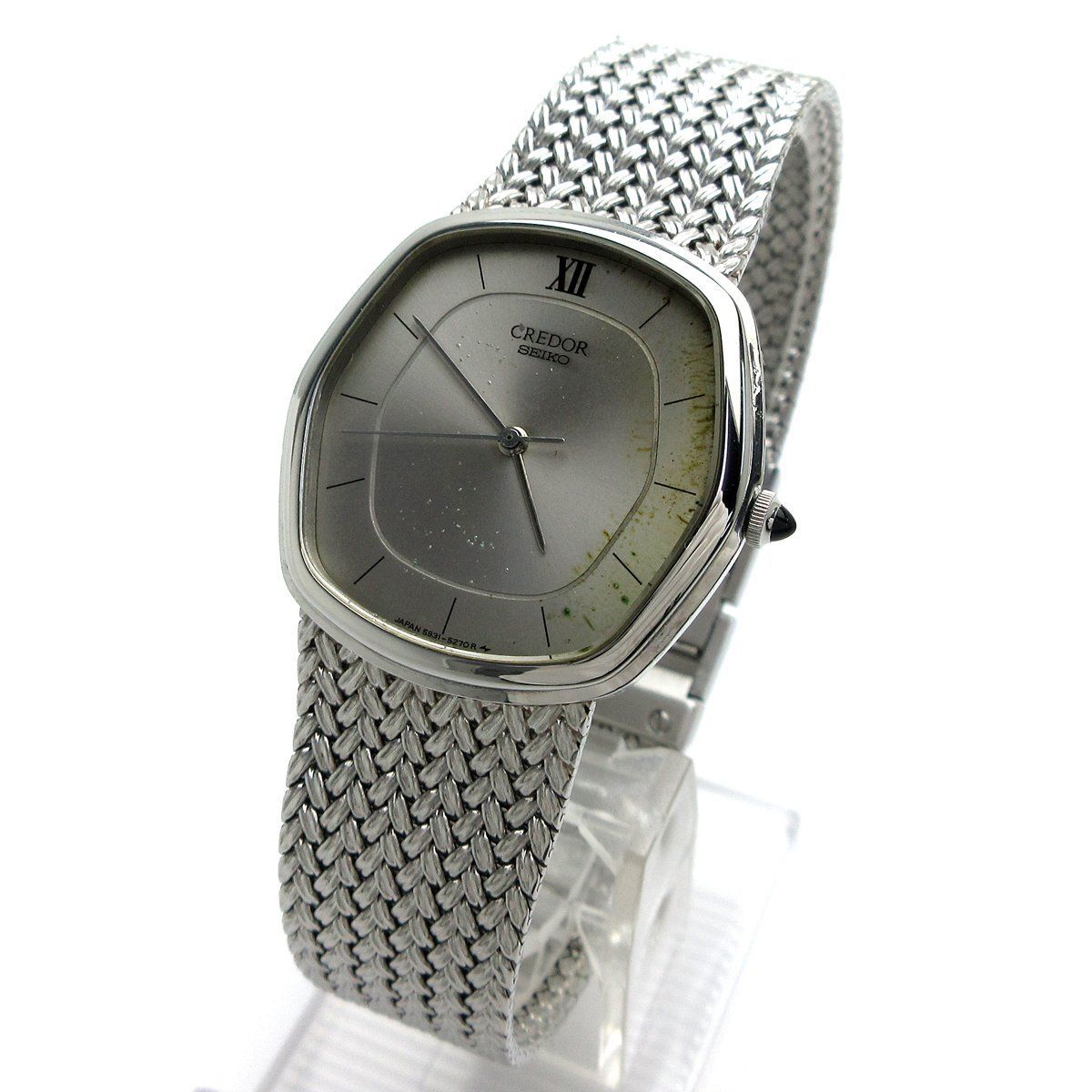 CREDOR クレドールクォーツ腕時計 シルバー セイコー クレドール CREDOR メンズ 5931-5230 シルバー 時計 SEIKO