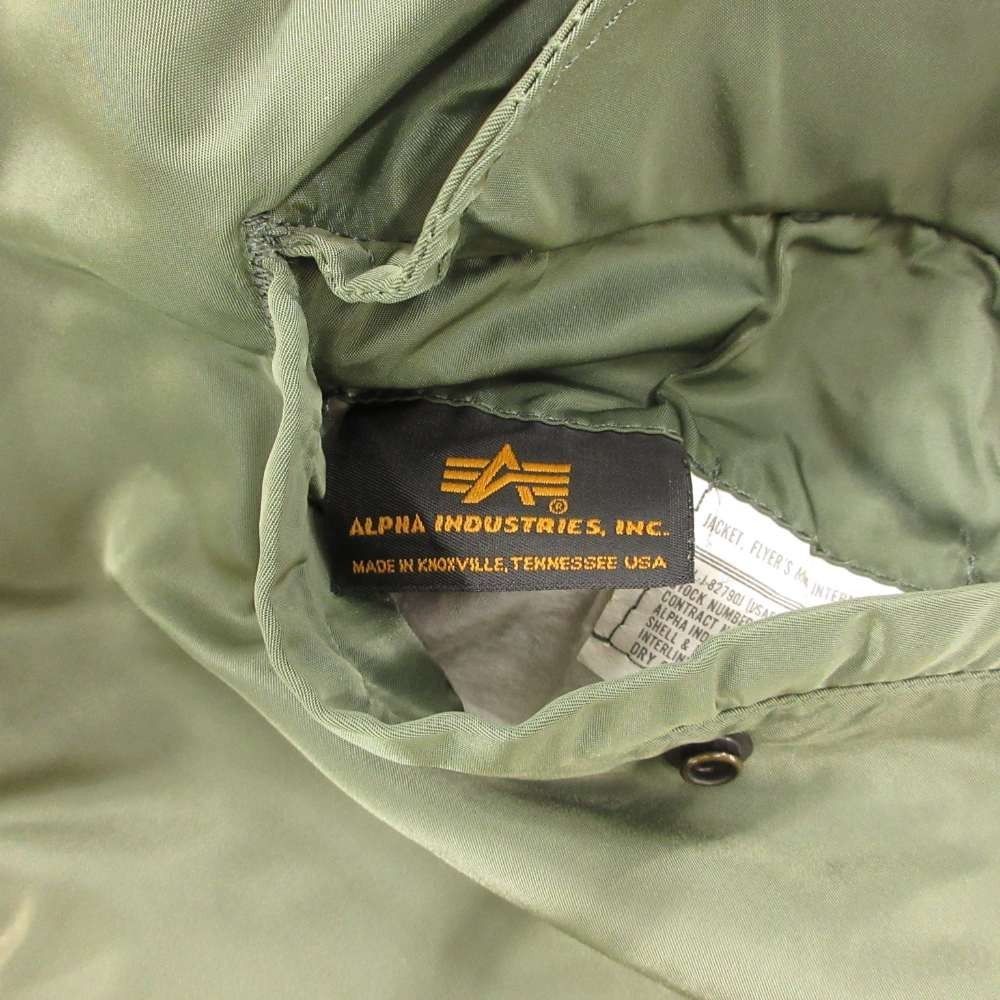 アルファ ALPHA INDUSTRIES リバーシブル フライトジャケット MA-1