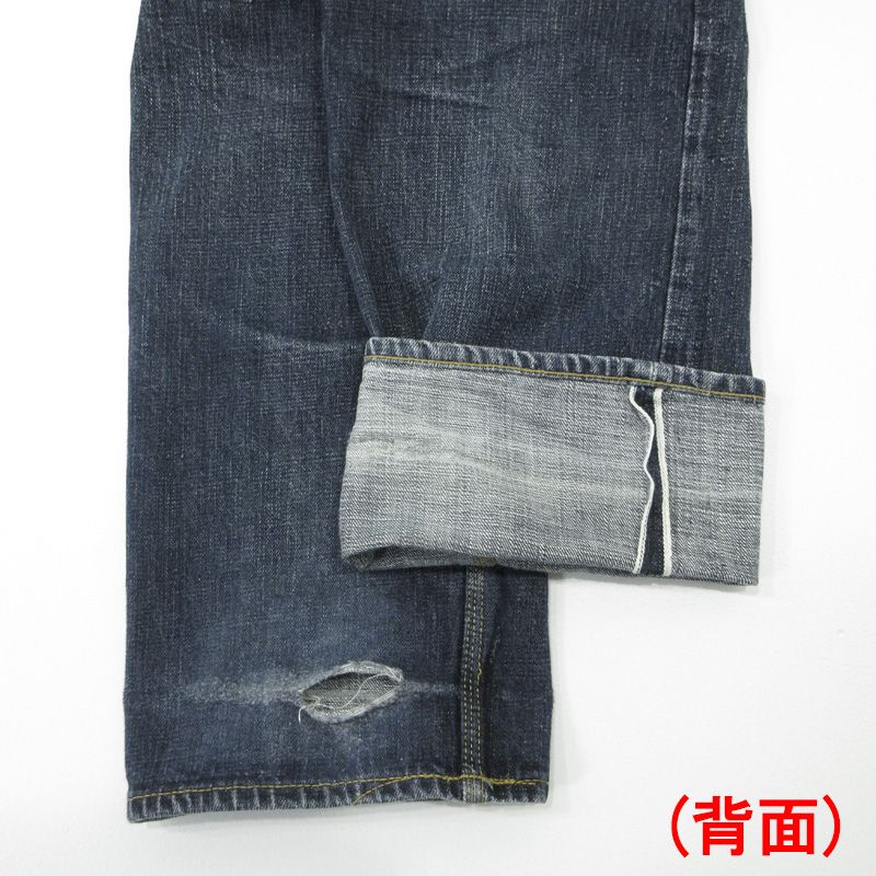  TROPHY | トロフィークロージング ダブルニー ボタンフライデニムパンツ ダイヤモンドキルティング ネイビー インディゴ サイズ 32 107 その他 メンズ