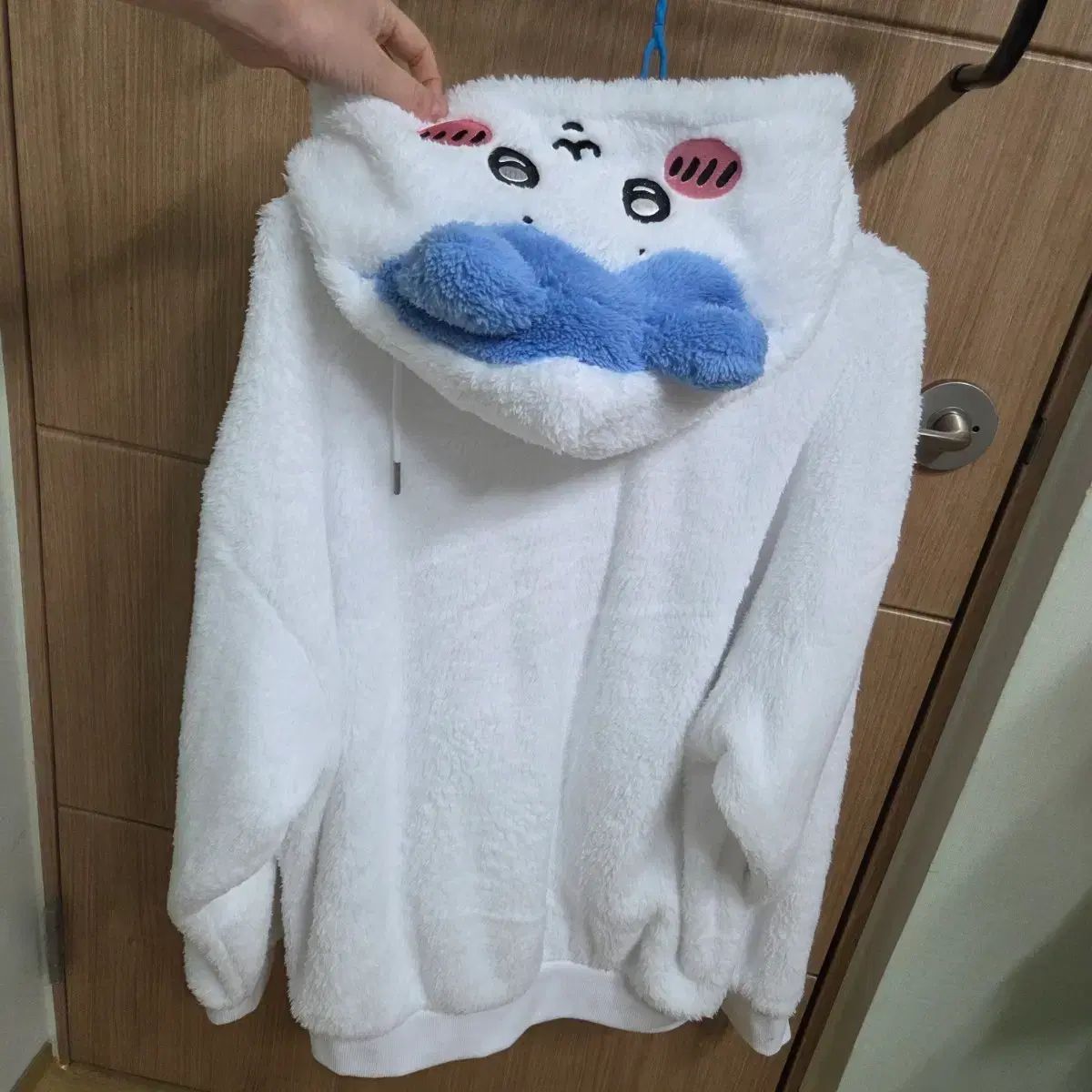 SPAO スパオ ハチワレ がるま ジップアップ フード L