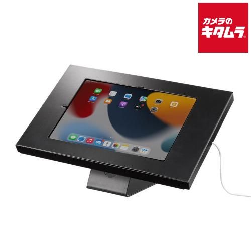 サンワサプライ CR- iPad用スチール製スタンド付きケース ブラック