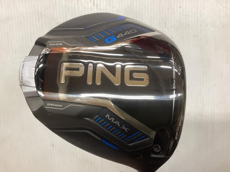 ピン G 440 MAX 10.5度 ATTAS DAAAS 6 Xフレックス ドライバー