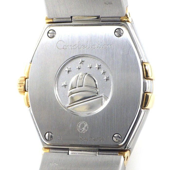 オメガ OMEGA 腕時計 コンステレーション 123.25.24.60.52.002 ダイヤベゼル 12ポイント ダイヤインデックス ロゴ シルバー文字盤 K18YG SS クオーツアナログ 【中古】 オメガ OMEGA 腕時計 コンステレーション 123.25.24.60.52.002 ダイヤ